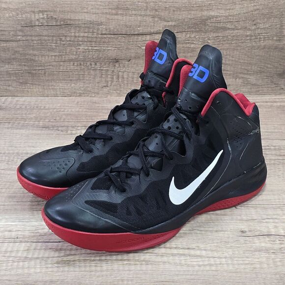Nike Zoom Hyperenforcer Men's Size 14 Black Red Sneakers 'Sales CFM Sample' RARE - Picture 10 of 12